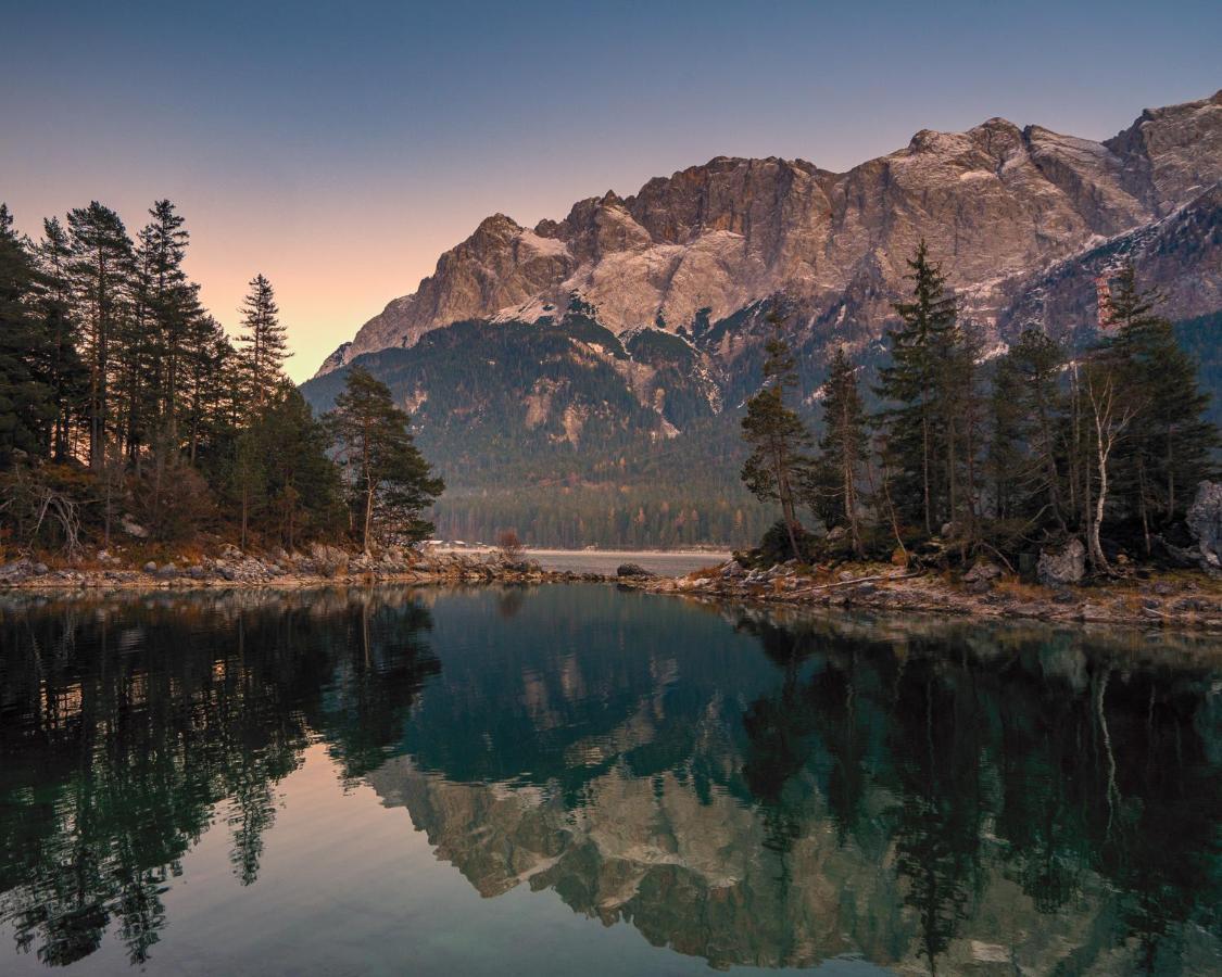 Das Bergquartier - Ferienwohnung Zugspitze اوبيرو المظهر الخارجي الصورة